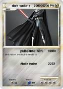 dark vador x