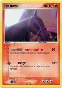 red horse