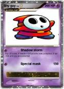 Shy guy