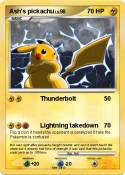 Ash's pickachu