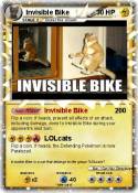 Invisible Bike