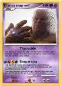 Thanos snap