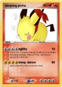 sleeping pichu