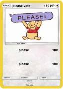 please vote