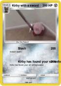 Kirby with a
