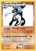 X Lucario (Mega
