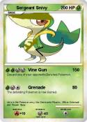 Sergeant Snivy
