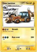 Case backhoe