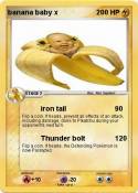 banana baby x