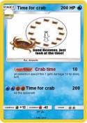 Time for crab