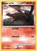 Dragon of fire