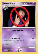 Busted Justin