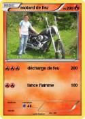 motard de feu