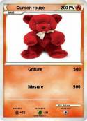 Ourson rouge