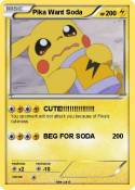 Pika Want Soda