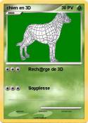 chien en 3D