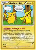pikachu on diet