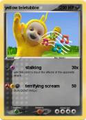 yellow teletubb