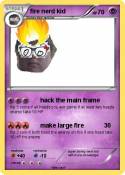 fire nerd kid
