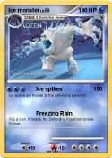 Ice monster