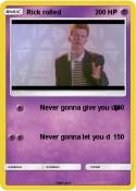 Rick rolled