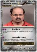 mustache man
