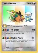 Unova Starters