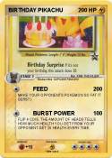 BIRTHDAY PIKACH