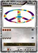 peace and love