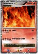 flame burst