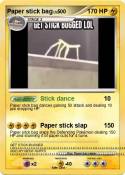 Paper stick