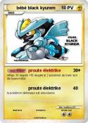 bébé black kyurem