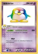 rainbow tux