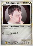 dude digging