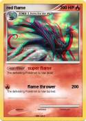 red flame