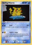 Surfing Pikachu
