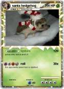santa hedgehog