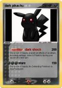dark pikachu