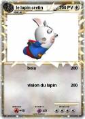le lapin cretin