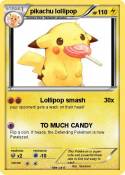pikachu lollipo