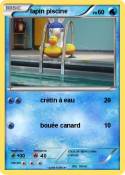 lapin piscine