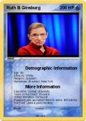 Ruth B Ginsburg