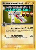 the king minecr