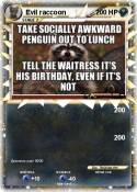 Evil raccoon