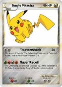 Tony's Pikachu
