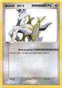 arceus niv x