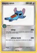 sleepily stitch