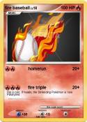 fire baseball