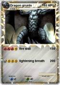 Dragon grunts