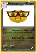 Nerdy guy